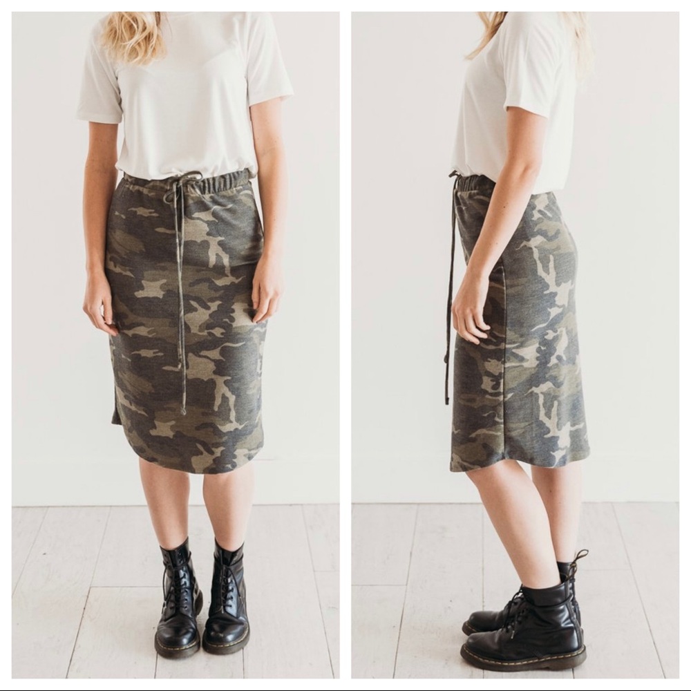 ✨LAST ONES✨Camouflage chic midi skirt - Picture 6 of 8